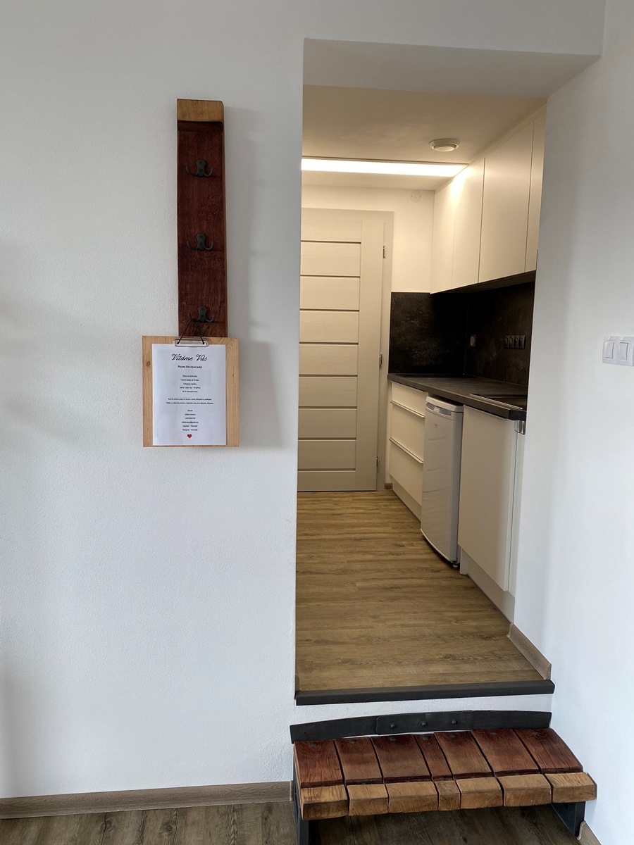 Zázemí apartmánu Neronet pro 4 - 6 osob na Perné